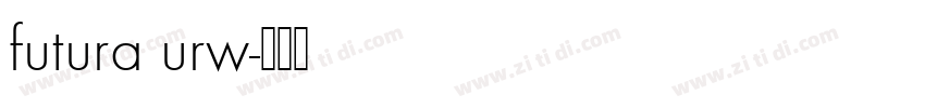 futura urw字体转换